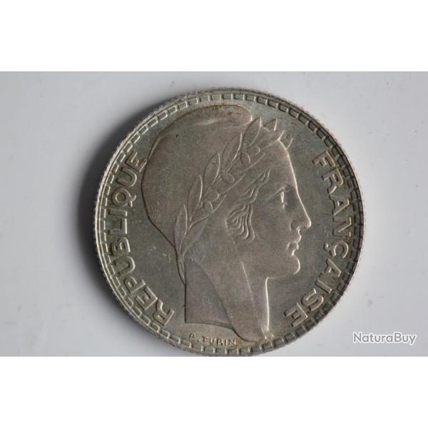 Monnaie argent 10 Francs Turin 1939