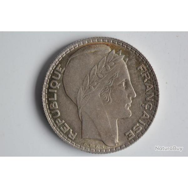 Monnaie argent 10 Francs Turin 1939