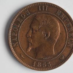 Module de 10 centimes Napoléon III Visite impériale à Lille 1853