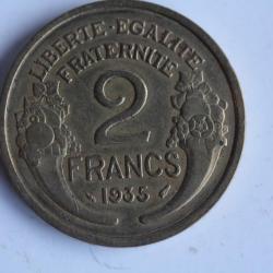 Monnaie 2 Francs Morlon 1935