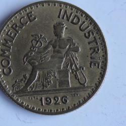 Monnaie 2 Francs Chambres de commerce 1926