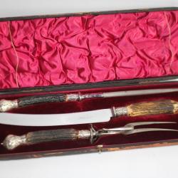 Service à gigot argent Anglais Sheffield Thomas Turner & Co