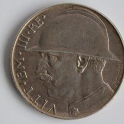Monnaie argent 20 Lire Vittorio Emanuele III 1928 Italie