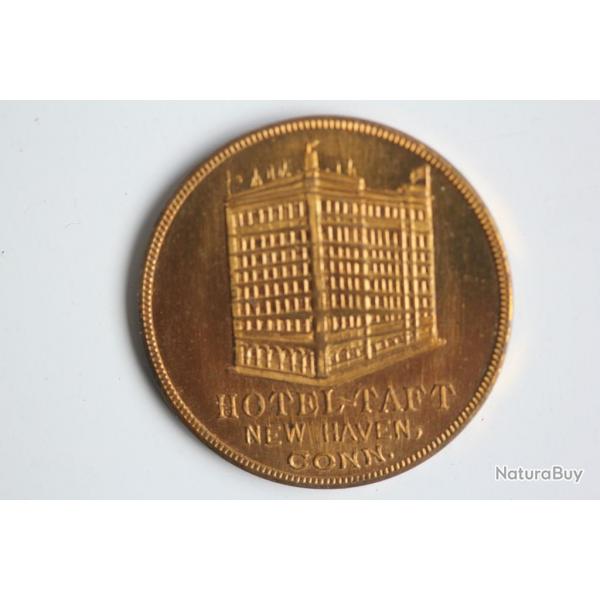 Jeton Good luck Hotel Taft New Haven Connecticut