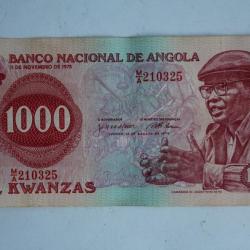 Billet 1000 Kwanzas Angola 1979 SUP