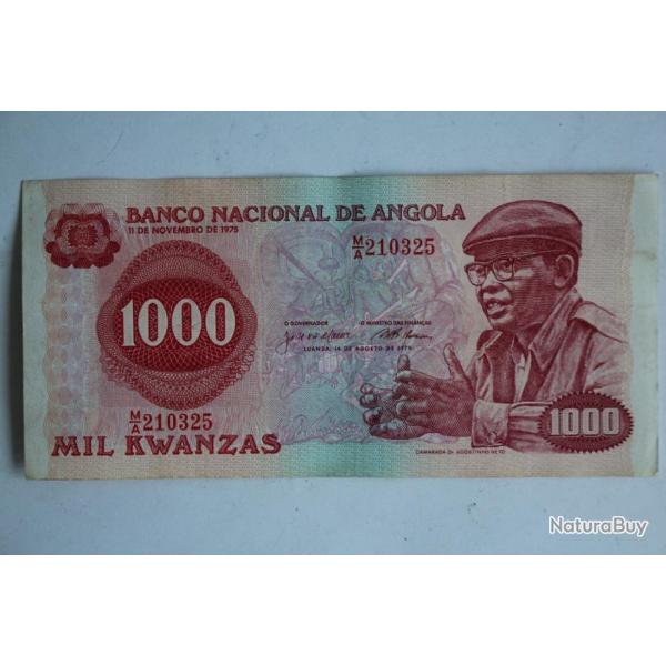 Billet 1000 Kwanzas Angola 1979 SUP