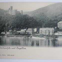 CPA Schloss Stolzenfels und Capellen Allemagne