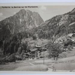 CPA Cergnieux Fontaine La Barmaz sur les Marécottes Suisse