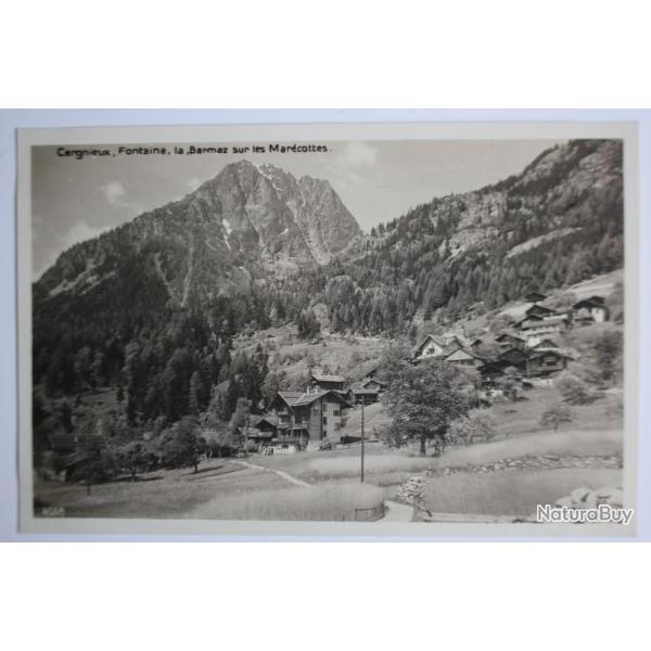 CPA Cergnieux Fontaine La Barmaz sur les Marcottes Suisse