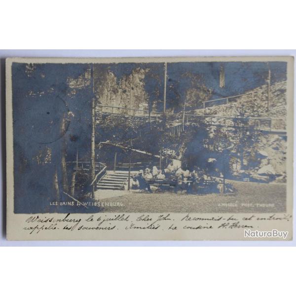 CPA Les bains de Weissenburg J. Moegl phot. Thoune Suisse