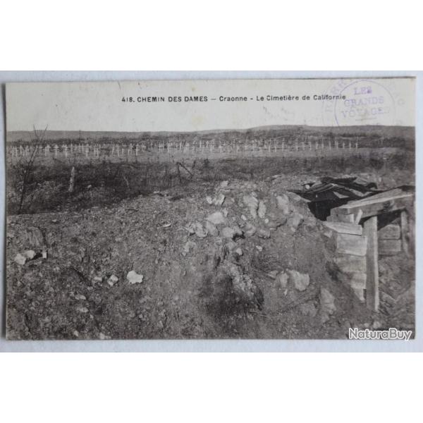 CPA Chemin des Dames Craonne Cimetire de Californie Aisne