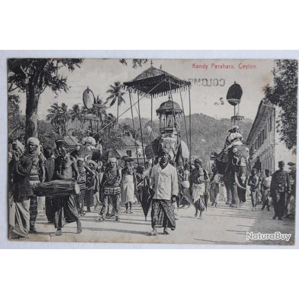 CPA Kandy Perahara Ceylon Sri Lanka lphants