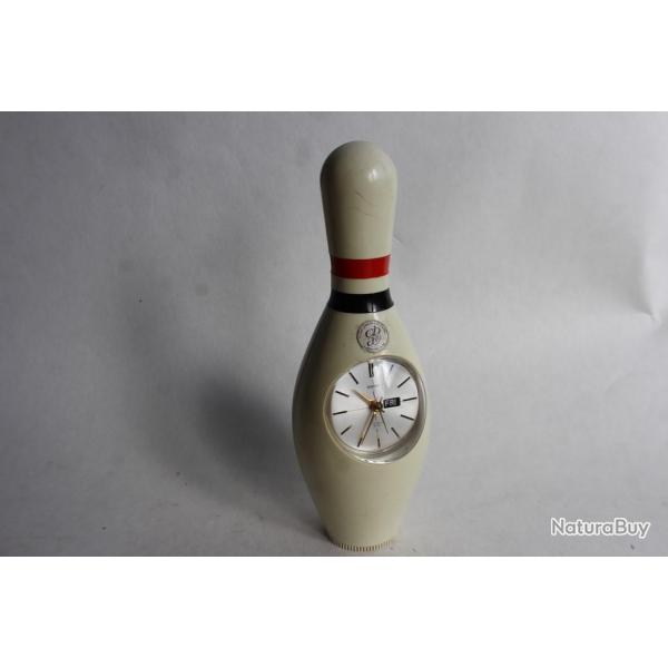 Horloge TOYO Quille de bowling Japan clock vintage