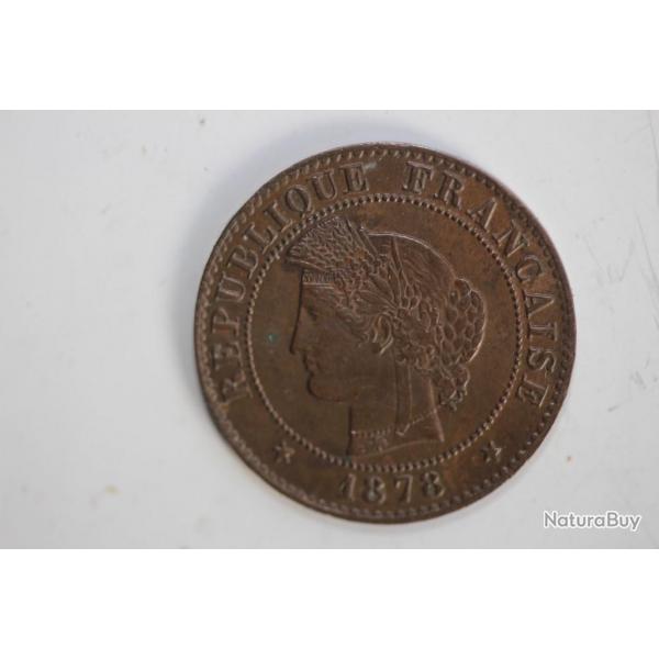 Monnaie 1 Centime Crs 1878 K Bordeaux Rare