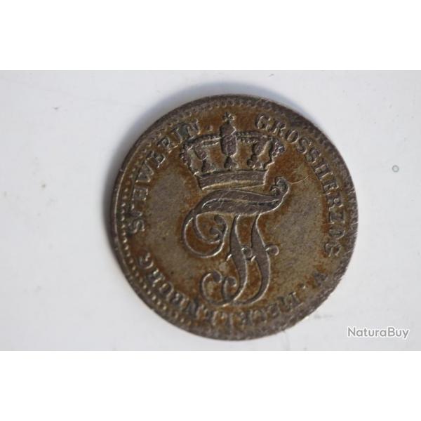 Monnaie argent 1 Schilling Mnze Mecklenburg Schwerin 1843 Allemagne