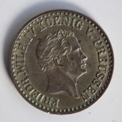 Monnaie 1 Silbergroschen 1852 A Frédéric Guillaume IV Allemagne Prusse