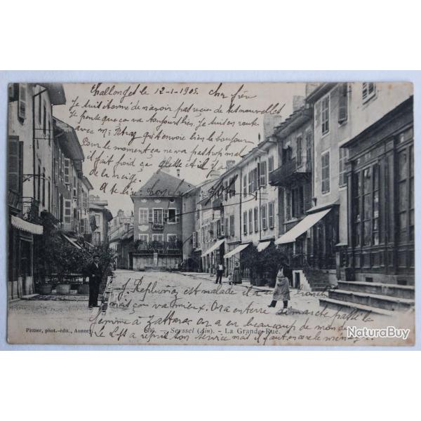 CPA Seyssel (Ain) La Grande Rue