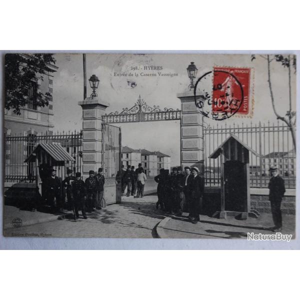 CPA Hyres Entre de la Caserne Vassoigne