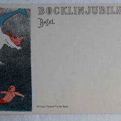 CPA Böcklin Jubiläeum Basel 1897 Lith. Hindermann Suisse Sirène