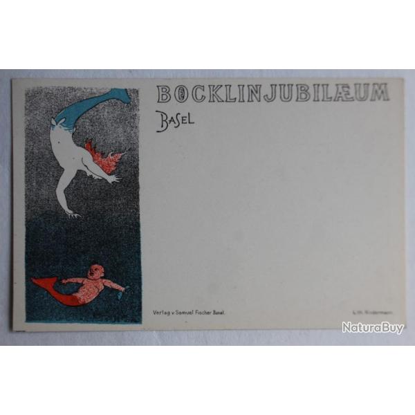 CPA Bcklin Jubileum Basel 1897 Lith. Hindermann Suisse Sirne
