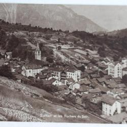 CPA Salvan et les Rochers du Soir Valais Suisse