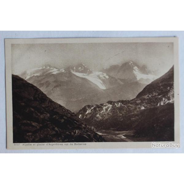 CPA Aiguille et glacier d'Argentires vus de Barberine Suisse