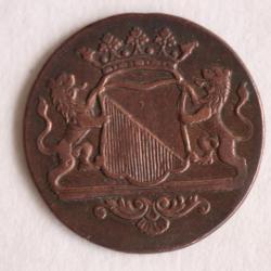 Monnaie 1 duit Utrecht Pays-Bas 1786