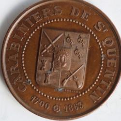 Médaille de tir Carabiniers de St Quentin 1863