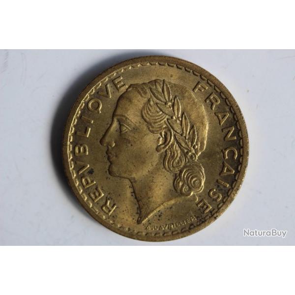 Monnaie 5 francs Lavrillier 1946 bronze-aluminium