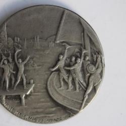 Médaille épinglette Arrivée des Suisses au Port Noir en 1814