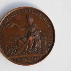 Médaille Hommage aux Sindics et Conseillers d'État Suisse 1842