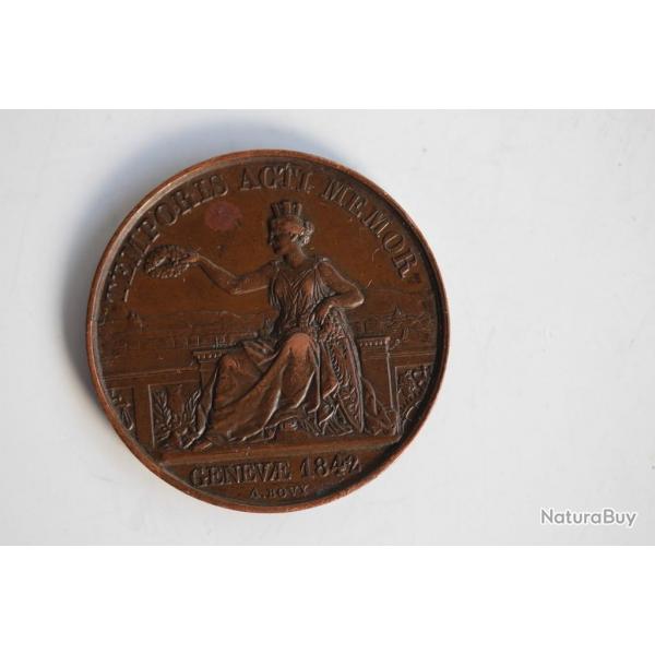 Mdaille Hommage aux Sindics et Conseillers d'tat Suisse 1842