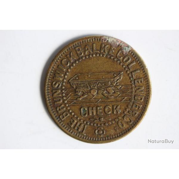 Jeton publicitaire Brunswick Balke Collender Good for 5  New Era