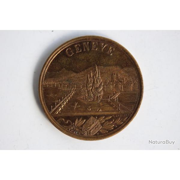 Mdaille Genve Exposition Philomatique 1889