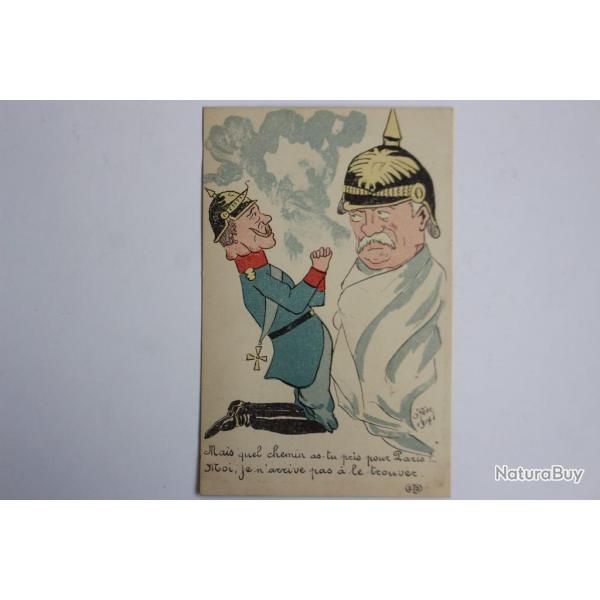 CPA illustre Guerre 14-18 Caricature Guillaume II O'Gne