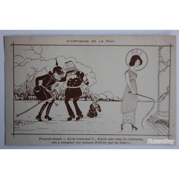 CPA Guerre 14-18 Courtisans de la Paix propagande