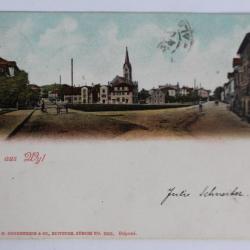 Carte postale ancienne Gruss aus Wyl Suisse
