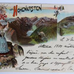 Carte postale ancienne Gruss vom Hohenkasten Suisse