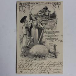 Carte postale ancienne Frauenfeld Exposition agricole 1903 Suisse