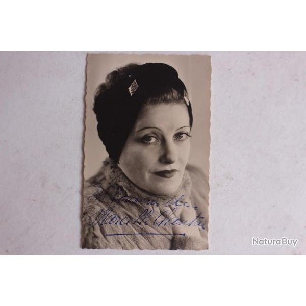 Marcelle Chantal Autographe photo ddicace