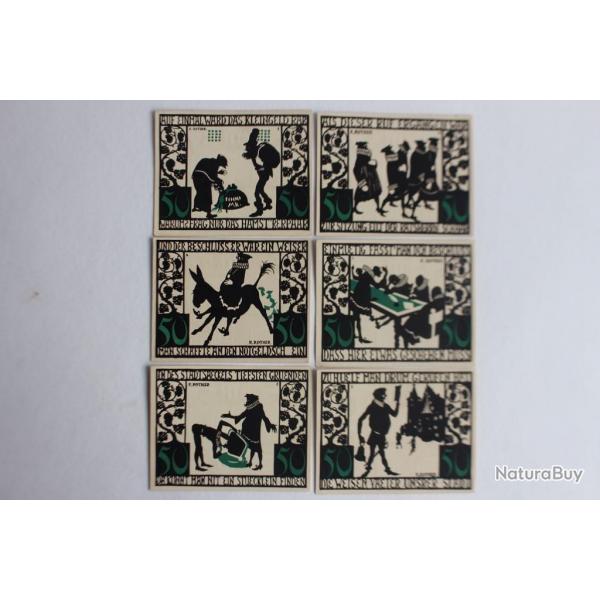 Billets de ncessit 50 Pfennig Kitzingen am Main 1921 Allemagne