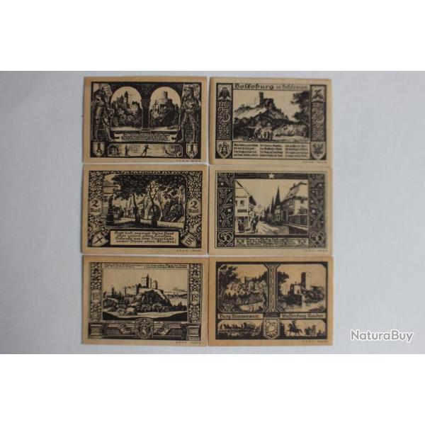 Billets de ncessit 50 Pfennig Bolkenhain 1921 Silsie