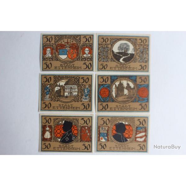 Billets de ncessit 50 Pfennig Ettenheim 1922 Allemagne