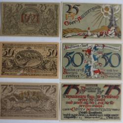 Billets de nécessité Pfennig Oberammergau 1921 Allemagne