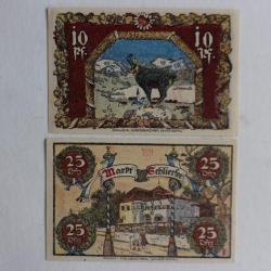 Billets de nécessité Pfennig Schlieren 1921 Suisse