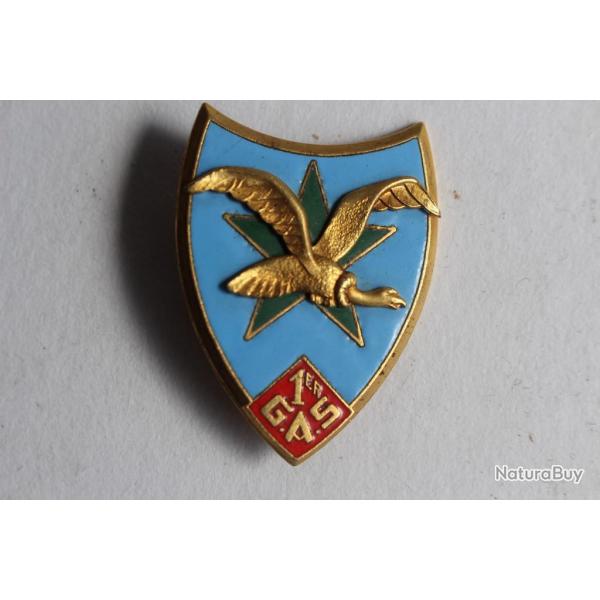 Insigne militaire 1er G.A.S. Sahara vautour