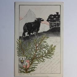 Carte postale ancienne Exposition Suisse d'agriculture F. Rouge