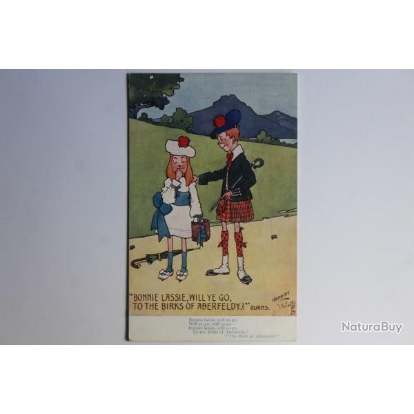 Carte postale ancienne illustre HAMISH Raphael Tuck Oilette