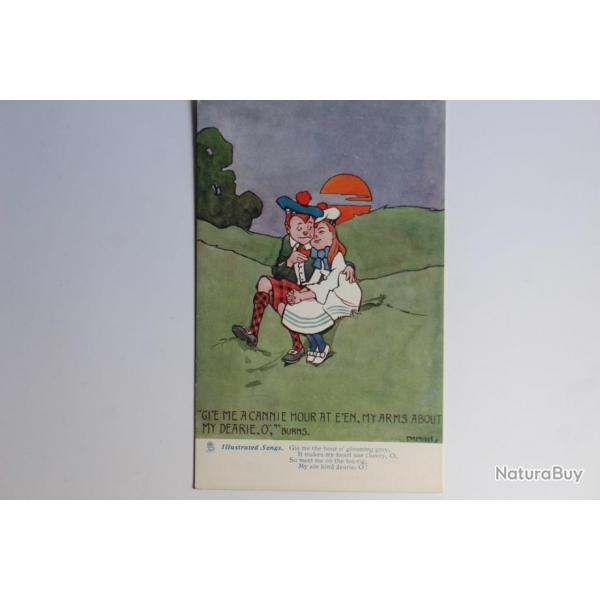 Carte postale ancienne illustre HAMISH Oilette Illustrated Songs
