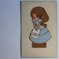 Carte postale ancienne illustrée gaufrée Allemagne